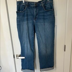 Lane Bryant Blue Boyfriend Jeans Relaxed Fit
